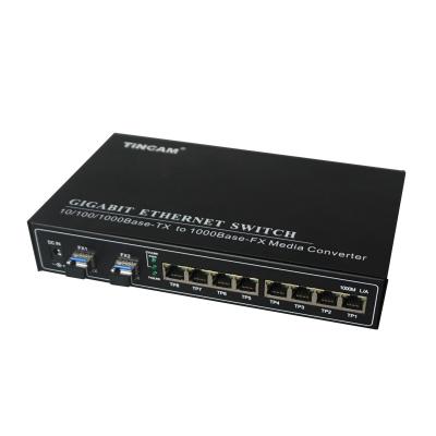 China Telecommunication High Performance 1x2 Optical Switch Mechanical Fiber With Fiber Optic Switch Fiber Switch Router 8 Port Gigabit for sale