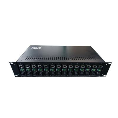 China Ftth TINCAM Media Converter 2U 19