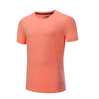 China Quick Dry Fitness Workout Active Wear Men's T-shirts Wholesale Mens Gym clothing Sports Mesh Fabric Elastane T Shirts for sale