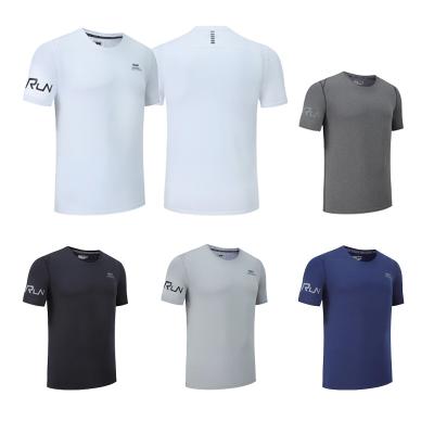 China Wholesale dryfit Athletic Running Shirt Sports Wear Compression Gym Men's Muscle Fitness Clothes Comfortable T Shirts for sale