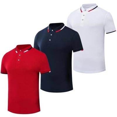 China Top Quality Cotton Polyester T-shirt Mens Golf Sports Business Polo Shirts Short Sleeve Men's Clothing for sale