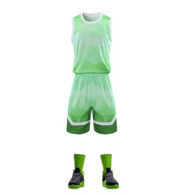 China Wholesale Adult Basketball Jersey Sets Basketball Uniforms Gear Breathable Men Game Basketball Jerseys for sale