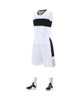 China New Latest Basketball Jersey Design Top Quality Sublimation Basketball Uniform for sale