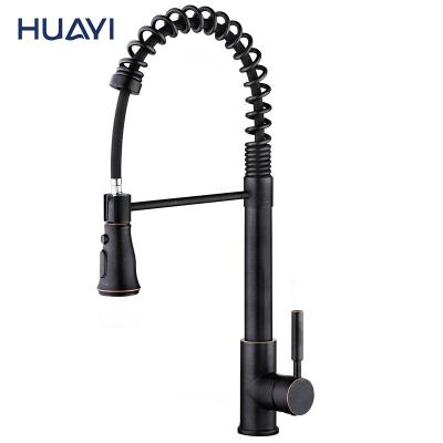 China Pull Out Spray Huayi GLOBE Spring Pull Down Sprayer Kitchen Faucet Sink Mixer Kitchen Faucets for sale