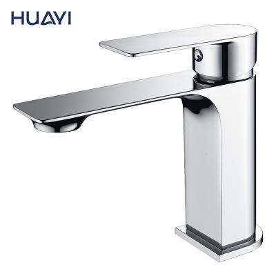 China Metered Basin Faucet Mixer Torneiras De Banheiro Bathroom Sink Faucets Huayi Basin Faucets for sale