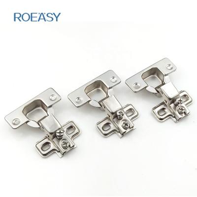 China Modern American Style ROEASY Short Arm Furniture Hinge Spring Hinge Slide-on Two Way Hinge For Aluminum Profiles for sale