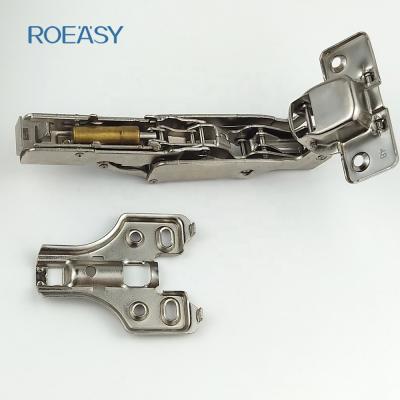 China Modern ROEASY 165 175 180 Degree Soft End Hinges Butterfly Hinge Sideboard Furniture Fittings Hardware for sale