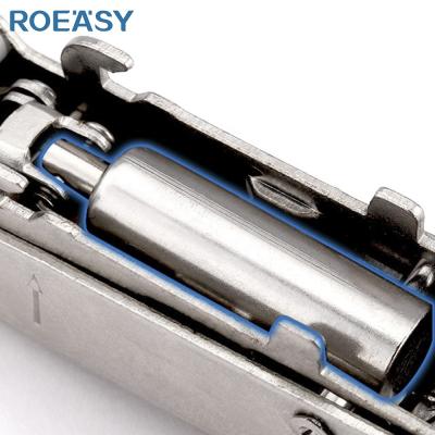 China ROEASY 40mm Modern Cup Slow Motion 3d Adjustable Furniture Cabinet Hinge Hydraulic Soft Close Clip On Hinge For Thick Door for sale