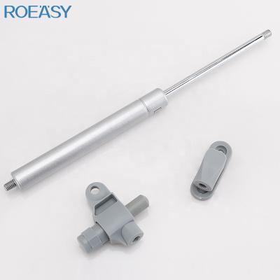 China Modern ROEASY 60N 80N 120N Furniture Hardware Sideboard Door Spring Straight Arm Flap Lid Stay Door Buffer Pneumatic Damper for sale