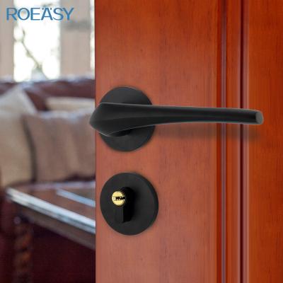 China Morden ROEASY Black Handle Locks 2011 Stainless Steel Bulk Locks Handle Locks for sale