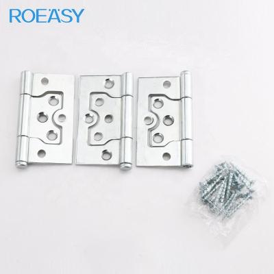 China Modern Modern Roeasy Zinc Door Hinge Iron Flush With Iron Screw Door Hinge For Hotel for sale