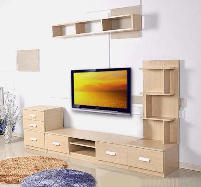 China Contemporary TV Stands With Drawer , Hanging Cabinet Wall Mounted TV Console for sale