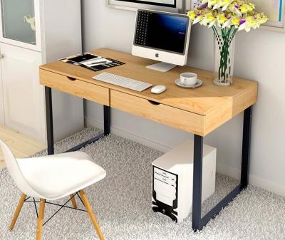 China Commercial Furniture Home Office Computer Desk With Hutch Chrome Printing for sale