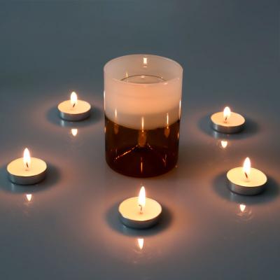 China Home Decoration Europe Table Decorate Household Romantic European Glass Candlestick Glass Candle Holder for sale