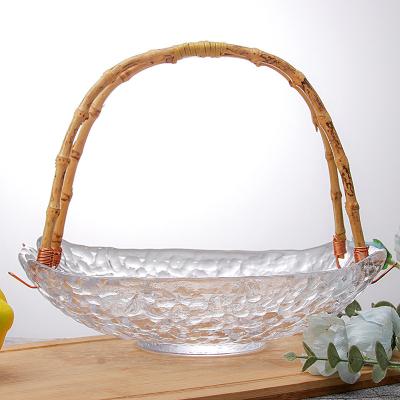 China Creative Candy and Nut Super Durable Household Snacks Candy Storage Fruit Basket Nut Serving Tray Fruit Bowl Basket Fruit Tray for sale