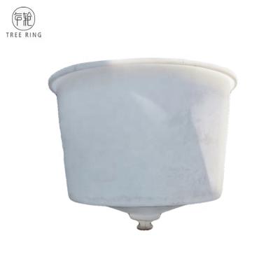 China OEM Plastic Rotation Mount UV Resistant Open Top Tank With Cone Bottom 1500L for sale