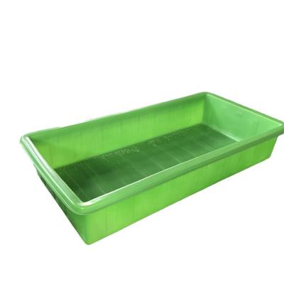 China Greenhouse Farm Grade Standing Aquaponic Custom Green And Edible Aquaponics Tub With Drain 2020*1030*350 mm for sale