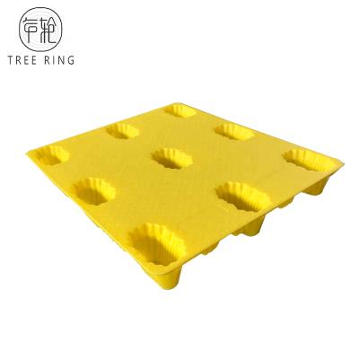 China Durable Heavy Duty Virgin Thermoformed Custom Vacuum Forming Plastic Pallets With 1000kg Dynamic Loading 1210 for sale