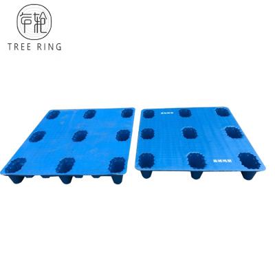 China Durable 1100*1100*150 Recyclable And Stackable Wall Blow Molding Twin Plastic Pallets for sale