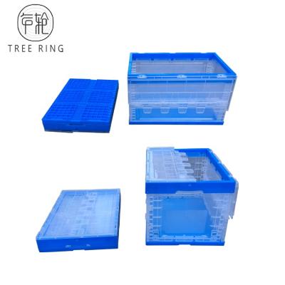 China 100% Solid Blank PP Box Collapsible Plastic Box Bulk Collapsible Container Saving Collapsible Baskets Space for sale