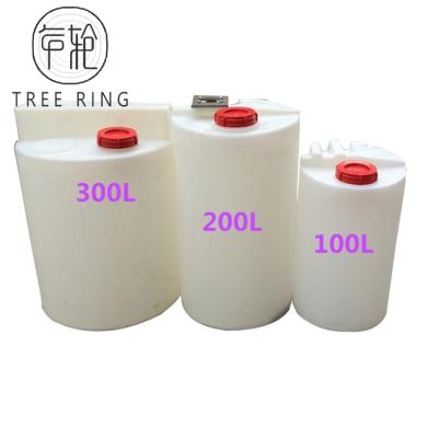 China Garment Shops 300l Roto-mounting Vessel Plastic Metering Drum For Water Treatment Plant for sale