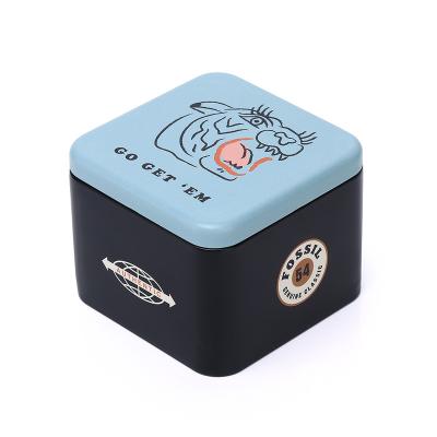 China Luxury Customizable Unique Tiger Design Watch Box Metal Tin Watch Box Envelope for Wholesale and Gift Giving for sale