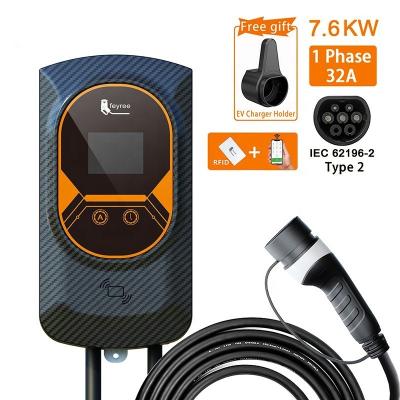 China Manufacture 3.5kw 7kw Home Electric Vehicle Portable Professional Car Charging Ev Charger for sale