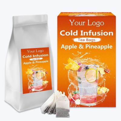 China New Arrival Good Taste Infusion Bag Tea Cold Tea Bags Ice Tea Fruit Tea Apple and Pineapple for sale