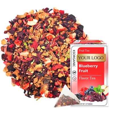 China Cold Tea Blueberry Flavor OEM Cold Infusion Brew Hibiscus Flower Berry Tea Blended Flavor Tea Ice Tea Beverage for sale