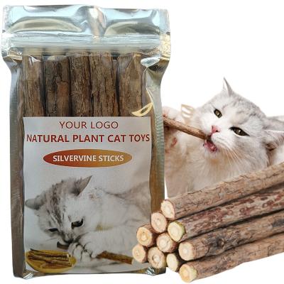 China OEM stocked wholesale cat chew silvervine sticks for pet toy silvervine stick for sale