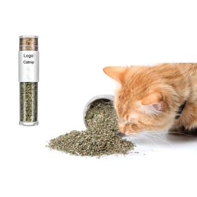 China Low Moq Stocked 2022 wholesale organic dry catnip silvervine catnip edible cat for sale