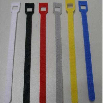 China Heavy Duty Hook And Loop Fastener Straps Colorful Cable Management for sale