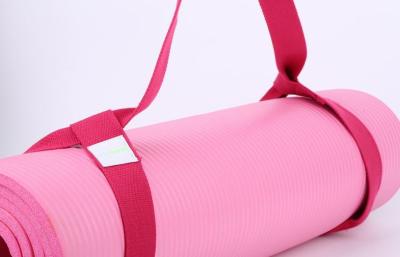 China Pink Yoga Mat Carrier Strap Length 183cm With Custom Logo And Label for sale