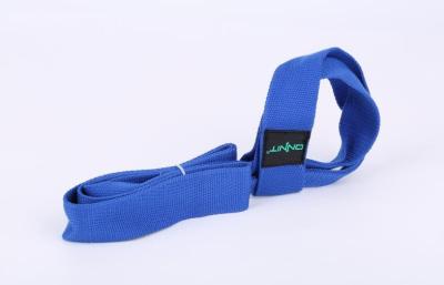 China Waterproof 100% Cotton Natural Yoga Mat Strap Blue Eco - Friendly for sale