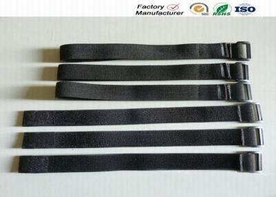 China Strong Adhesive Heavy Duty Sticky Back Elastic Hook And Loop Strap For Cables for sale