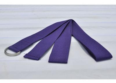 China Purple Yoga Stretch Strap Body Building Yoga Belt Exercises for sale