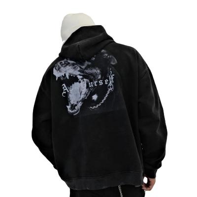 China New Soft Slim Comfortable Fashion Printed Cotton Plus Size Mens Hoodies for sale