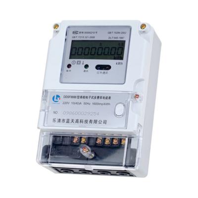 China Active and reactive single phase multifunctional electric electricity smart wifi meter for sale