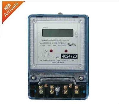 China DDS8888 Electronic Energy KWH Watt Hour Electricity Meter Single Phase Two Wire DDS8888 medidor de energia modbus (LCD) for sale