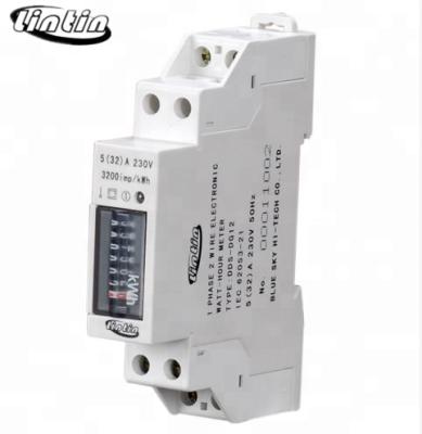 China DDS-DG12 Series Digital Modbus Wifi Din Rail Energy Meter Single Phase DDS-DG12/KWH Meter for sale