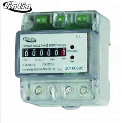 China KWH Meter DDS8888 Electronic Single Phase Meter / DIN RAIL Meter Watt Hour Electricity Meter DDS8888 for sale