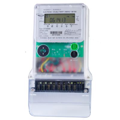 China RS485 & Tariffs 3P4W Infrared Three Phase Four Wire Active Multi Reactive Load Infrared Profile RS485 KWH Watt Hour Energy Meter for sale