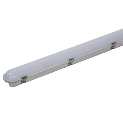 China Warehouse 4FT PS 48W CE CB CUL DLC tri wall ip65 batten waterproof outdoor led linear flood light strip for sale