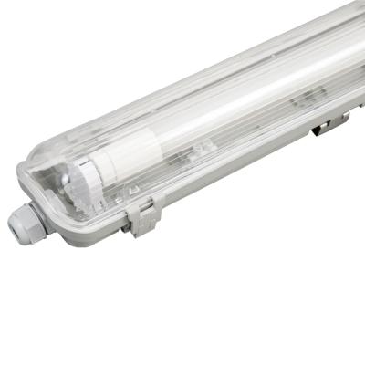 China 4FT Double Tri Proof Light Fixture Residential VACUUM HOUSING For Led Tubes CE SGSISO9001 CE:CE GS ERP 2020 With Cheap Price for sale