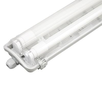 China Ip65 Residential AC 220V Underground Twin Tube 5Ft Ceiling-mounted Light Fixture Tri-proof Led Fixture for sale