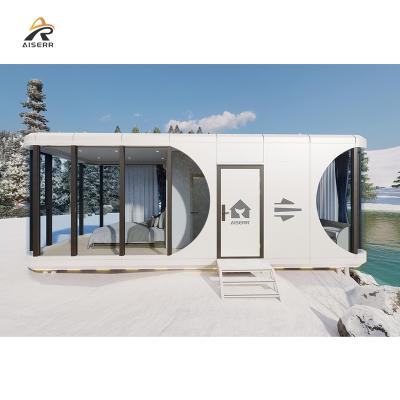 China Modern Manufacturer Scenic anti-corrosion space capsule homestay integrated house space capsule tiny house container for sale