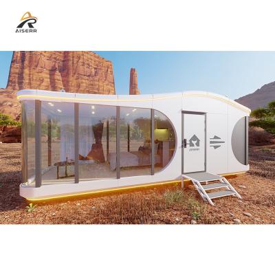 China Modern New Design tiny home house Prefabricated House Mobile Glamping Space Capsule Resort Outdoor Hotel Tiny House for sale