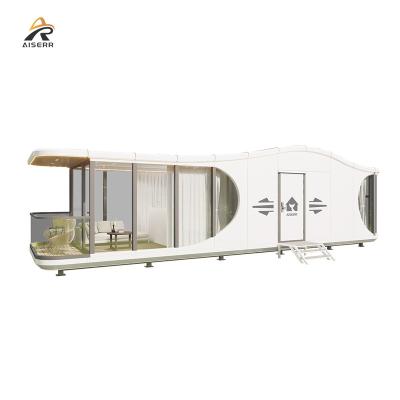 China Modern Hot sale Compact Modern Capsule House Portable Living Unit Super Luxurious Container House Tiny House for camping for sale