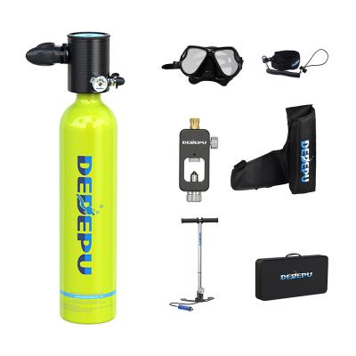 China Mini sport DEDEPU air tank scuba diving easy breath 25mins equipment kit with smooth breathing for sale