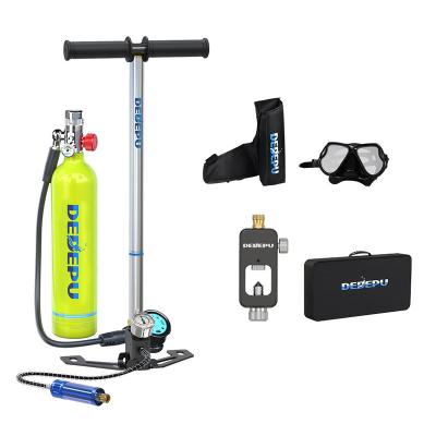 China Scuba Diving and Portable Air Diving Equipment Scuba Tank Oxygen Cylinder Swim Full Set Available from DEDEPU for sale